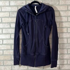 Lululemon Live Simply Navy Blue Jacket- Size 6